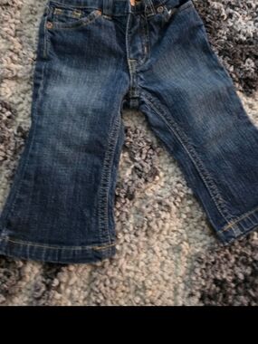 Place Toddler Dark Blue Denim Jeans with Contrast Stitching